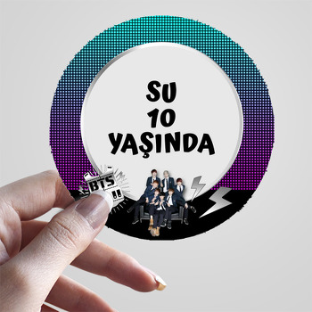 BTS Temalı Sticker