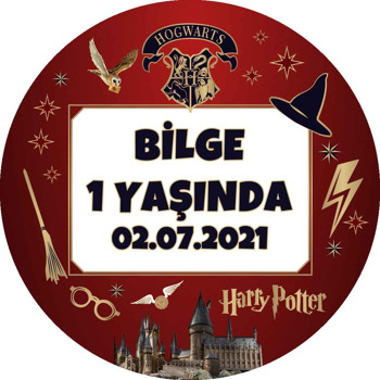 Büyücü Okulu Temalı Sticker