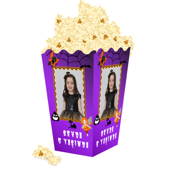 Cadılar Bayramı Temalı Popcorn Kutusu