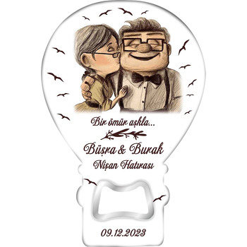 Carl ve Ellie Kuşlar ile Kuş Tüyü Temalı Balon Magnet Açacak