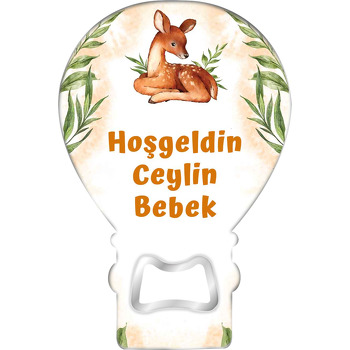 Ceylan ile Yeşil Yapraklar Temalı Balon Magnet Açacak