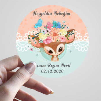 Ceylan Ve Sevimli Kuşlar Temalı Sticker