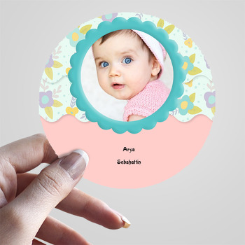 Çiçek Temalı  Bebek Sticker