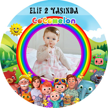 Cocomelon Temalı Resimli Sticker