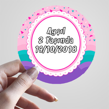 Confetti Temalı Sticker