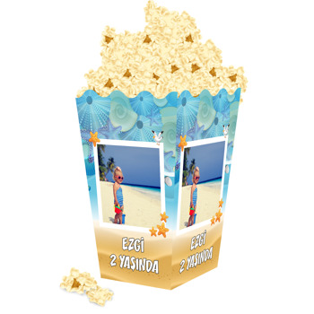 Deniz Yıldızı Temalı Popcorn Kutusu