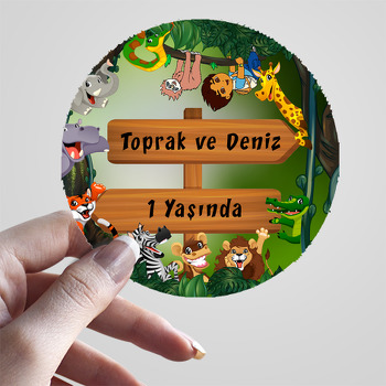 Diego Safari Temalı Sticker