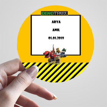 Dinotrux Temalı Sticker