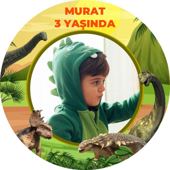 Dinozor Dünyası Temalı Sticker