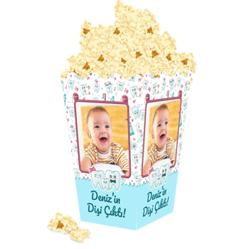 Diş Ailesi Temalı Popcorn Kutusu