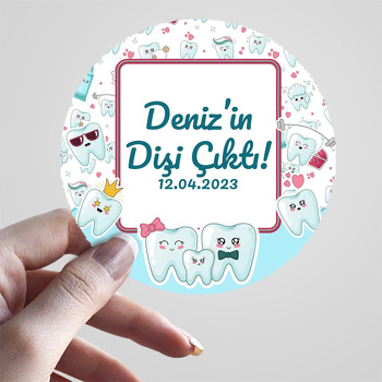 Diş Ailesi Temalı Sticker