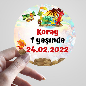 Dragon City Temalı Sticker