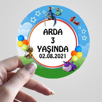 Ejderha Kurtarıcı Ekibi Temalı Sticker