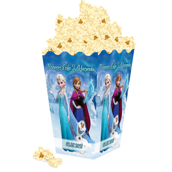 Elsa ile Anna Karlar Ülkesi Temalı Popcorn Kutusu