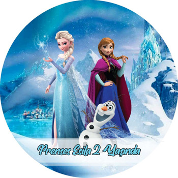 Elsa ile Anna Karlar Ülkesi Temalı Sticker