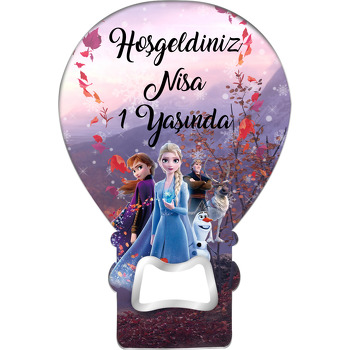 Elsa Karlar Ülkesi Temalı Balon Magnet Açacak