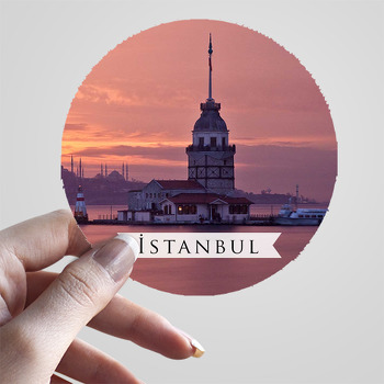 Erguvan İstanbul Şehirler Temalı Sticker