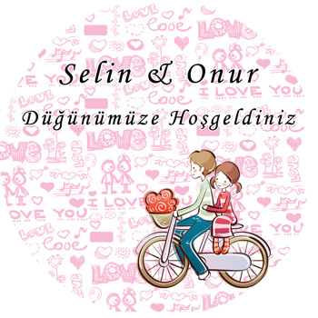 Evlilik Temalı Sticker