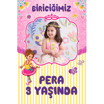 Fancy Nancy Clancy Temalı Doğum Günü Magnet