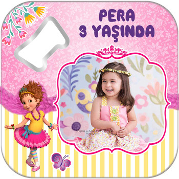 Fancy Nancy Clancy Temalı Kare Magnet Açacak