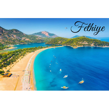 Fethiye Ölüdeniz Sahil Temalı Magnet