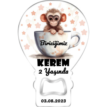 Fincanda Maymun ile Yıldızlar Temalı Balon Magnet Açacak