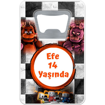 Five Nights At Freddys Temalı Dikdörtgen Magent Açacak