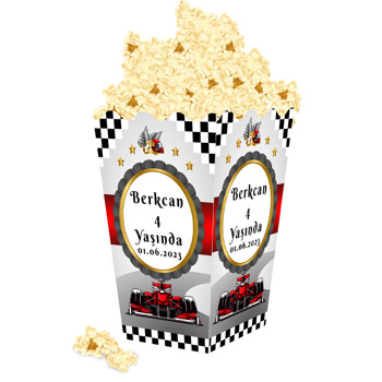 Formula 1 Temalı Popcorn Kutusu