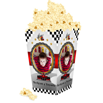 Formula 1 Temalı Popcorn Kutusu