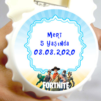 Fortnite Temalı Kapak Şekilli Magnet Açacak