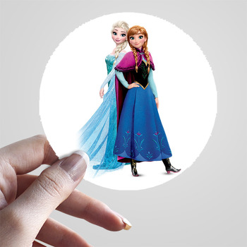 Elsa ve Anna Temalı Sticker