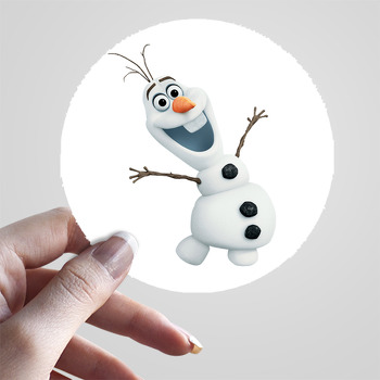 Elsa Olaf Temalı Sticker