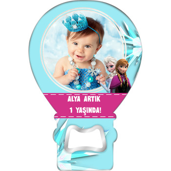 Frozen Karlar Ülkesi Temalı Balon Magnet Açacak