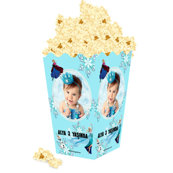 Frozen Karlar Ülkesi Temalı Popcorn Kutusu