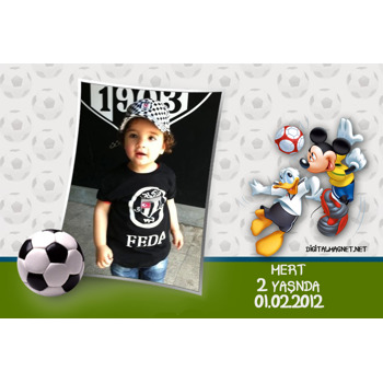 Futbol Temalı Plastik Magnet