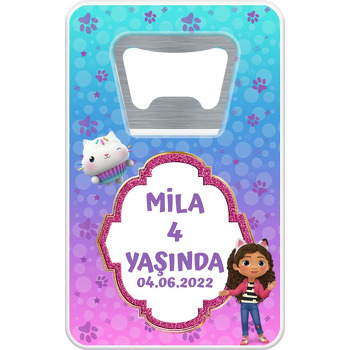 Gabbynin Hayal Evi Temalı Dikdörtgen Magnet Açacak