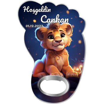 Gecede Aslan Temalı Ayak İzi Magnet Açacak