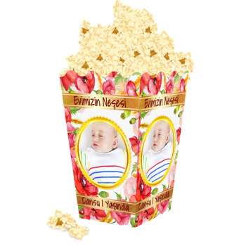 Gelincik Temalı Popcorn Kutusu