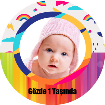 Gökkuşağı Temalı Sticker