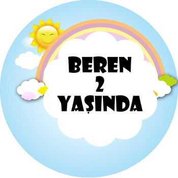 Gökkuşağı Temalı Sticker