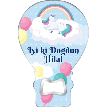 Gökkuşaklı Bulut ile Unicorn Temalı Balon Magnet Açacak