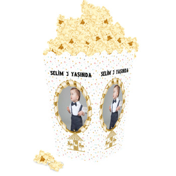 Gold Atlı Karınca Temalı Popcorn Kutusu