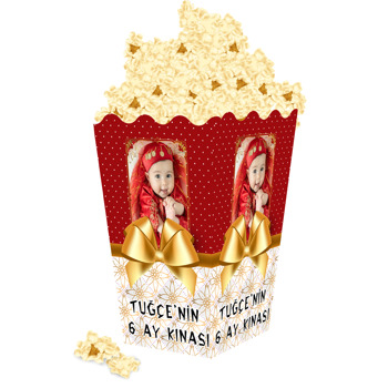 Gold Kurdela  Temalı Popcorn Kutusu