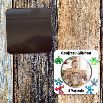 Goojitzu Temalı Doğum Günü Magnet