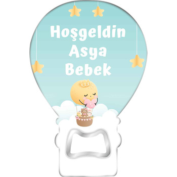 Güneş Balon Temalı Balon Magnet Açacak