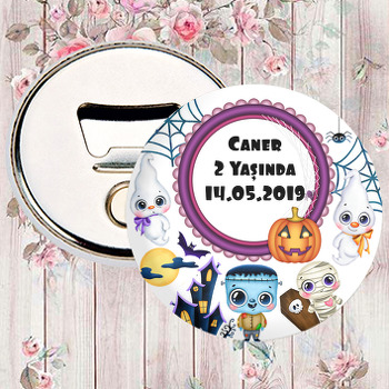 Halloween Boo Temalı Magnet Açacak