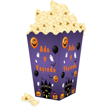 Halloween Temalı Popcorn Kutusu