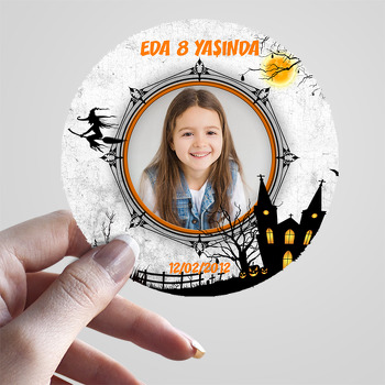 Halloween  Temalı Resimli Sticker