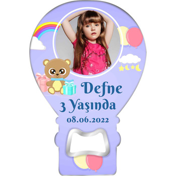 Hediye Paketleri ile Bebek Ayı Temalı Balon Magnet Açacak