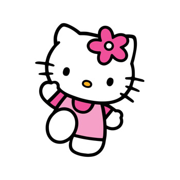 Hello Kitty Temalı Masa Önü Ayaklı Dekor